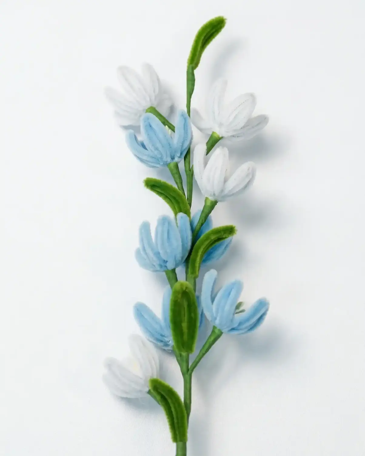 The-Azure & Ivory-Lily-of- the- Valley - Finished-Soft-Sculpture