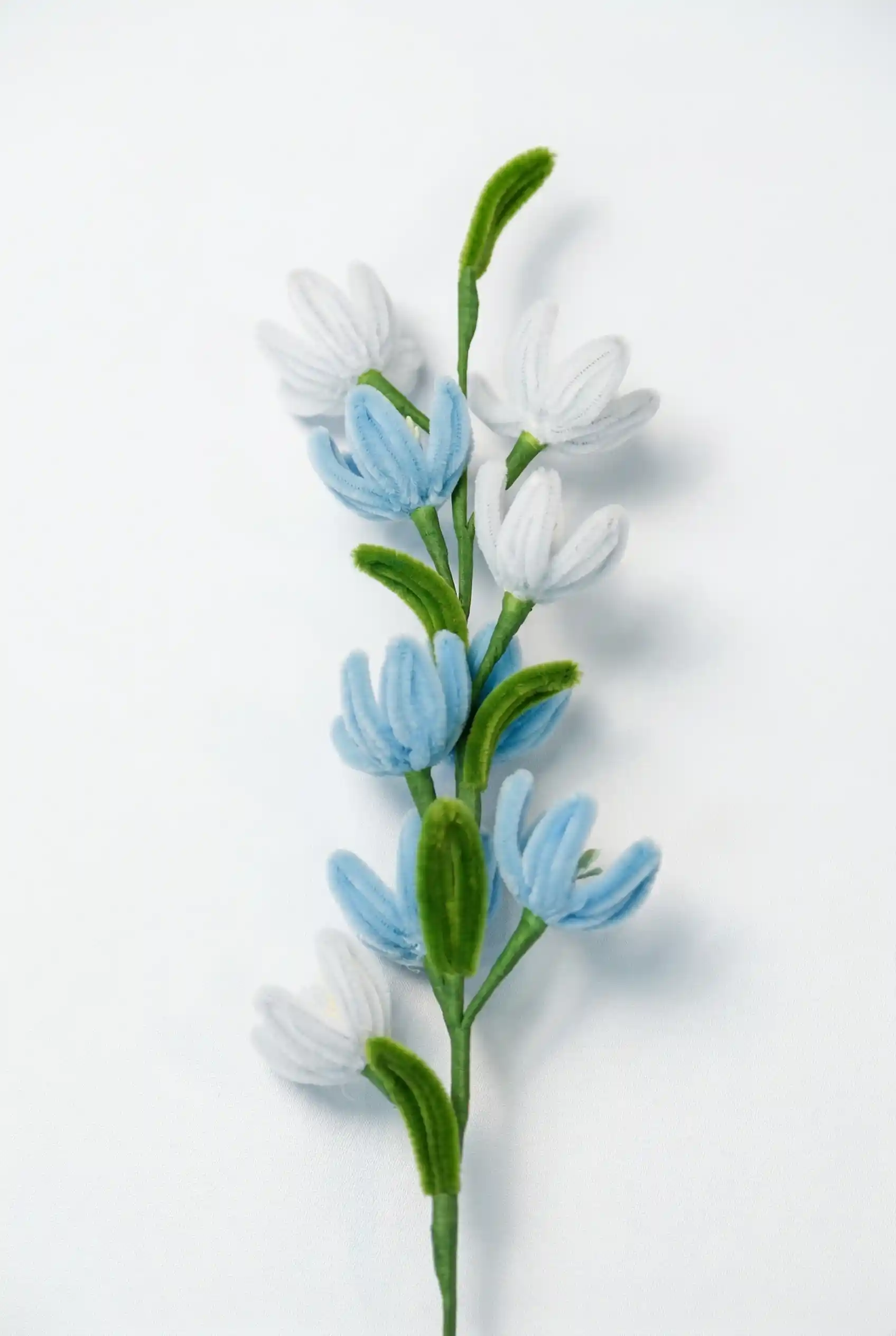 The-Azure & Ivory-Lily-of- the- Valley - Finished-Soft-Sculpture