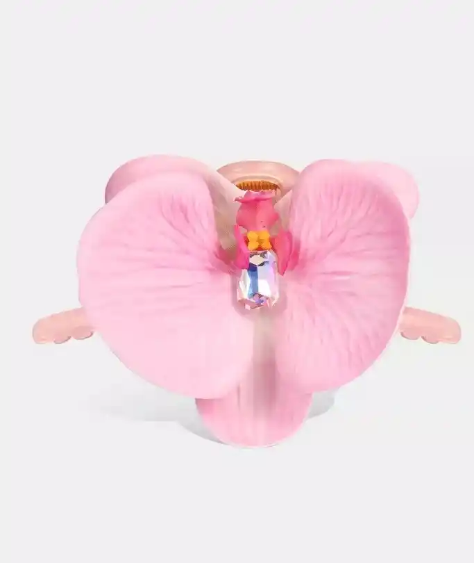 The Bloom Claw - Realistic 3D Pink Orchid Hair Clip (Tropical Muse Series)
